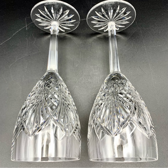 ‼️PENDING‼️ Waterford Crystal Waterville Water Goblets SET/2 IRELAND 7-7/8” NWOT - Picture 13 of 16